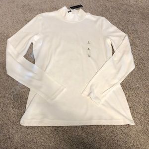 White Turtle Neck Long Sleeve